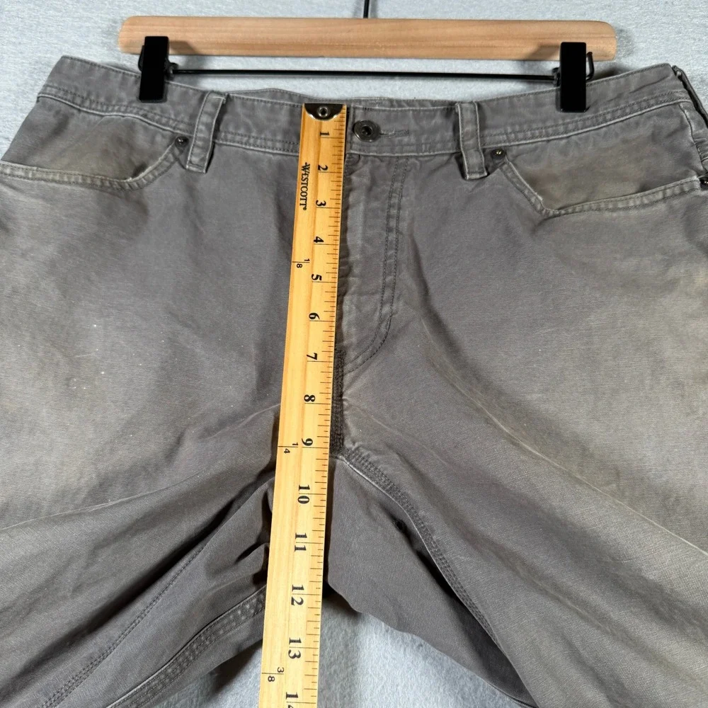 Vintage‎ The North Face Mens Gray Cotton Canvas Heritage Work Pants 34x25